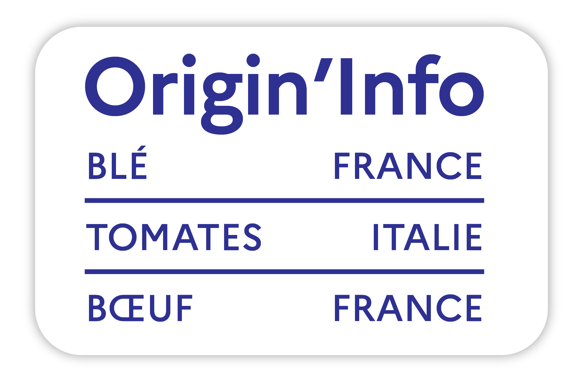 A quoi sert le logo Origin'Info ?